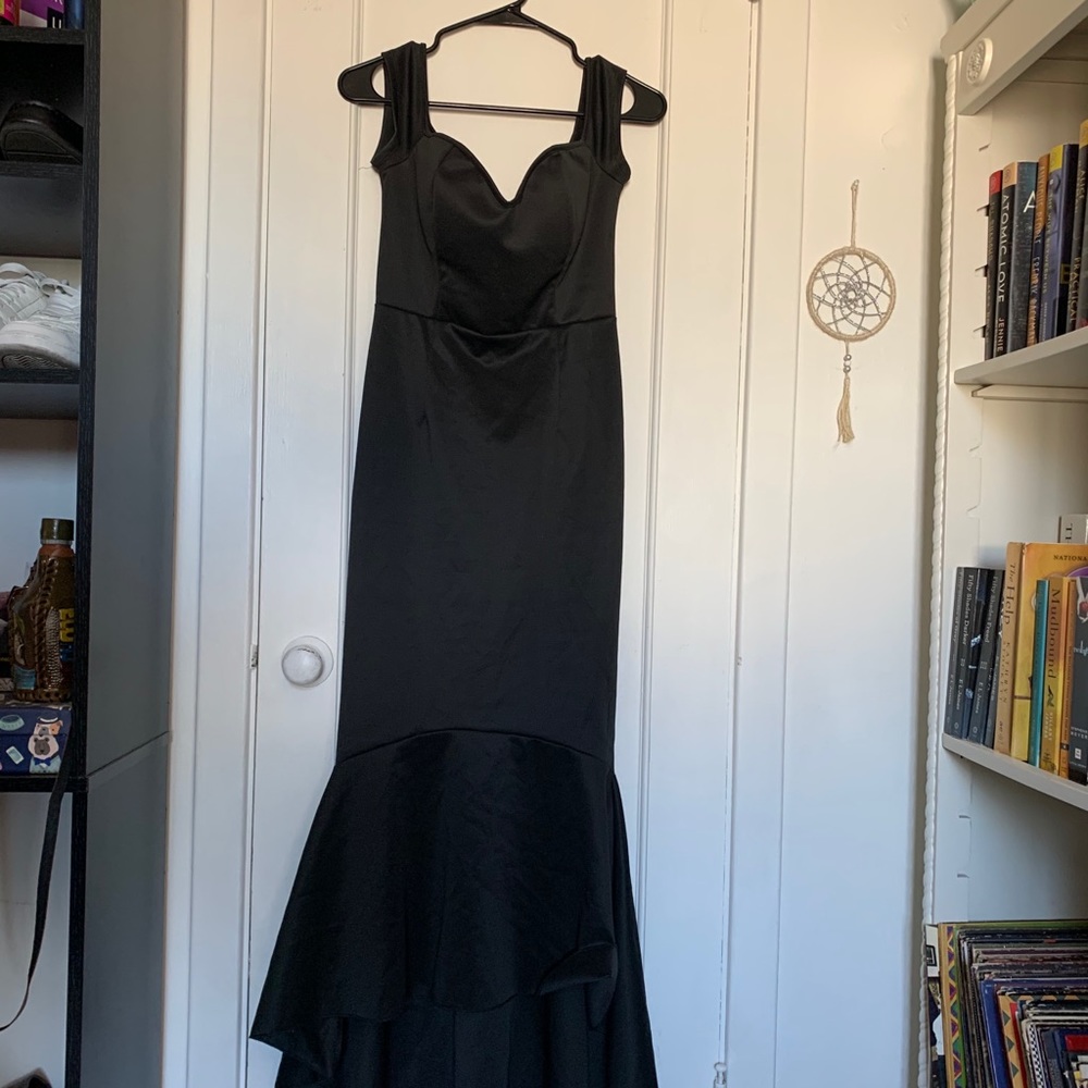 Evening Mermaid Fit High-Low Dress
